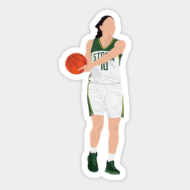 Basketball Storm Sticker by RockyDesigns